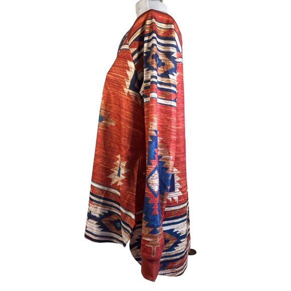 Collection by Cezele Distracted by You Southwestern Women Shirt Size Small - Picture 3 of 7